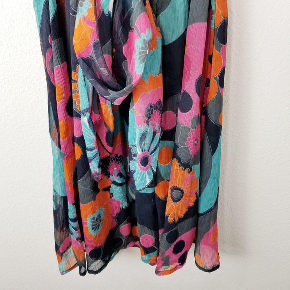 Fire Los Angeles Floral Fit and Flare Mini Dress - Picture 6 of 11